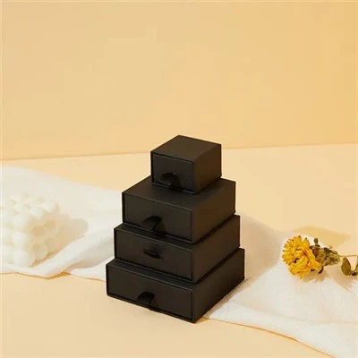 कस्टम पेंडेंट इयररिंग ब्रेसलेट नेकलेस रिंग पैकेजिंग बॉक्स पेपर दराज गहने कार्डबोर्ड बॉक्स